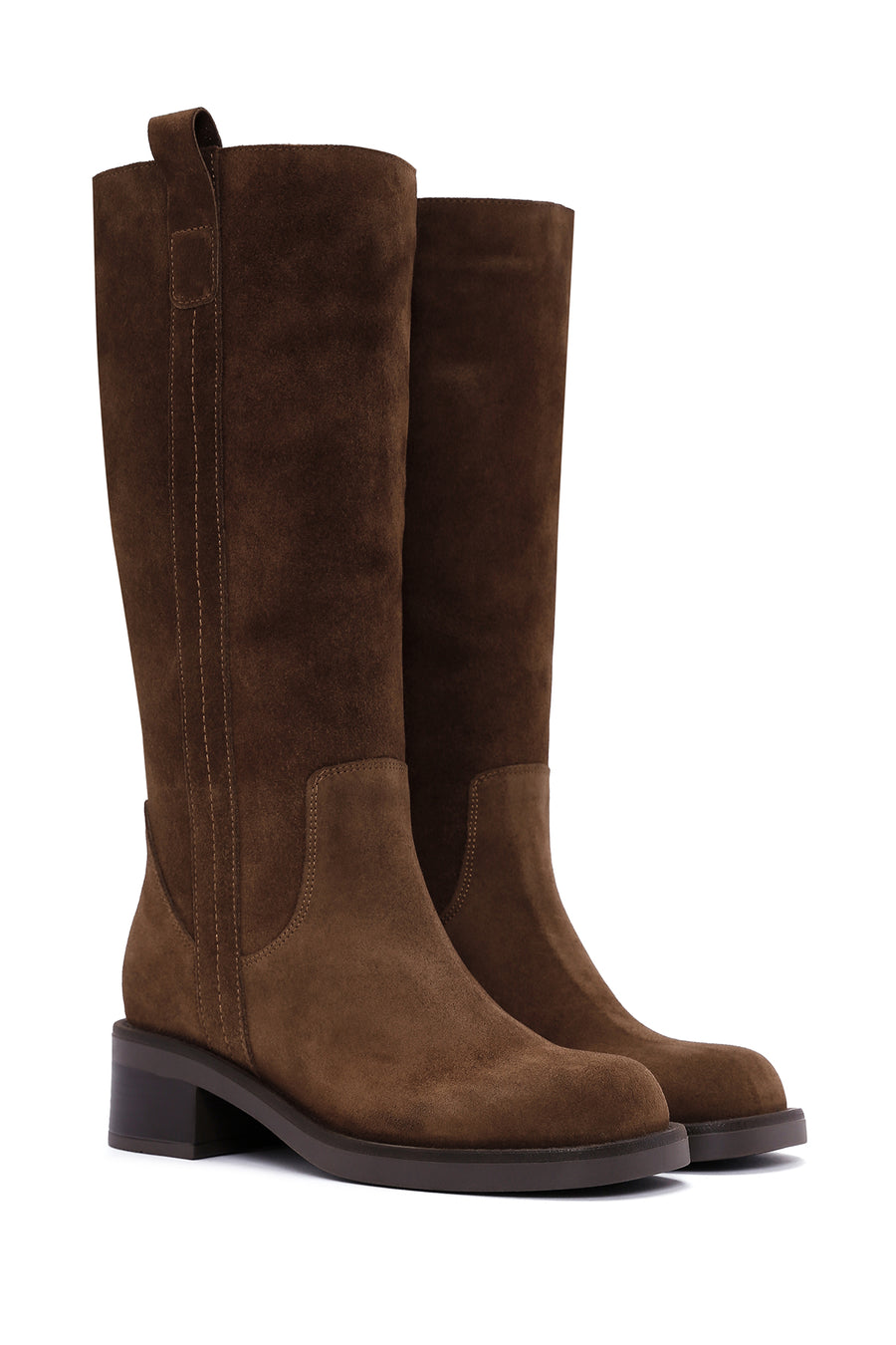 Women's Brown Suede Leather Boots