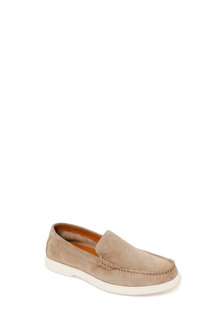 Male Beige Suede Leather Loafers