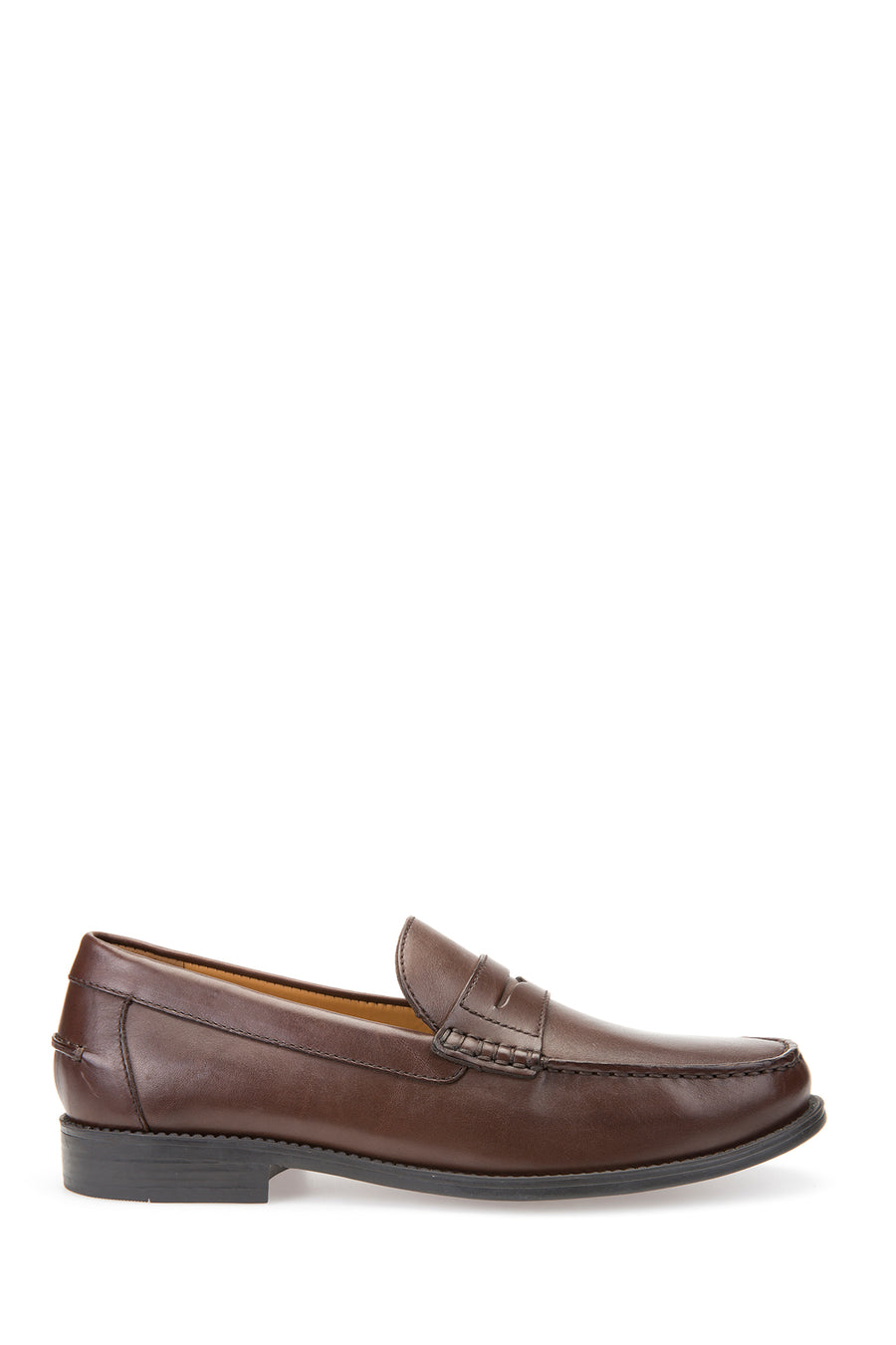 Geox Men's Brown New Damon Leather Loafer U641ZB00043C6006 | Derimod