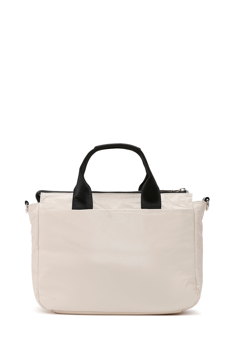Women's Cream Long Strap Shoulder Bag
