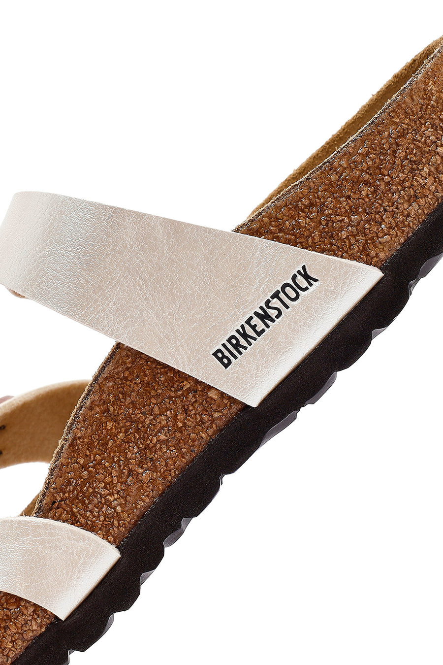 Birkenstock Women's White Mayari Graceful Buckled Slippers