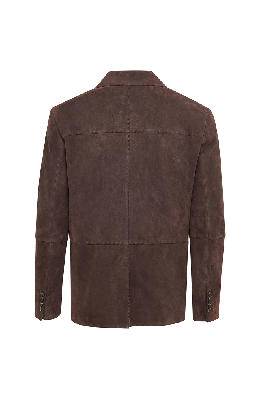 Rodrygo Men's Brown Blazer Suede Leather Jacket