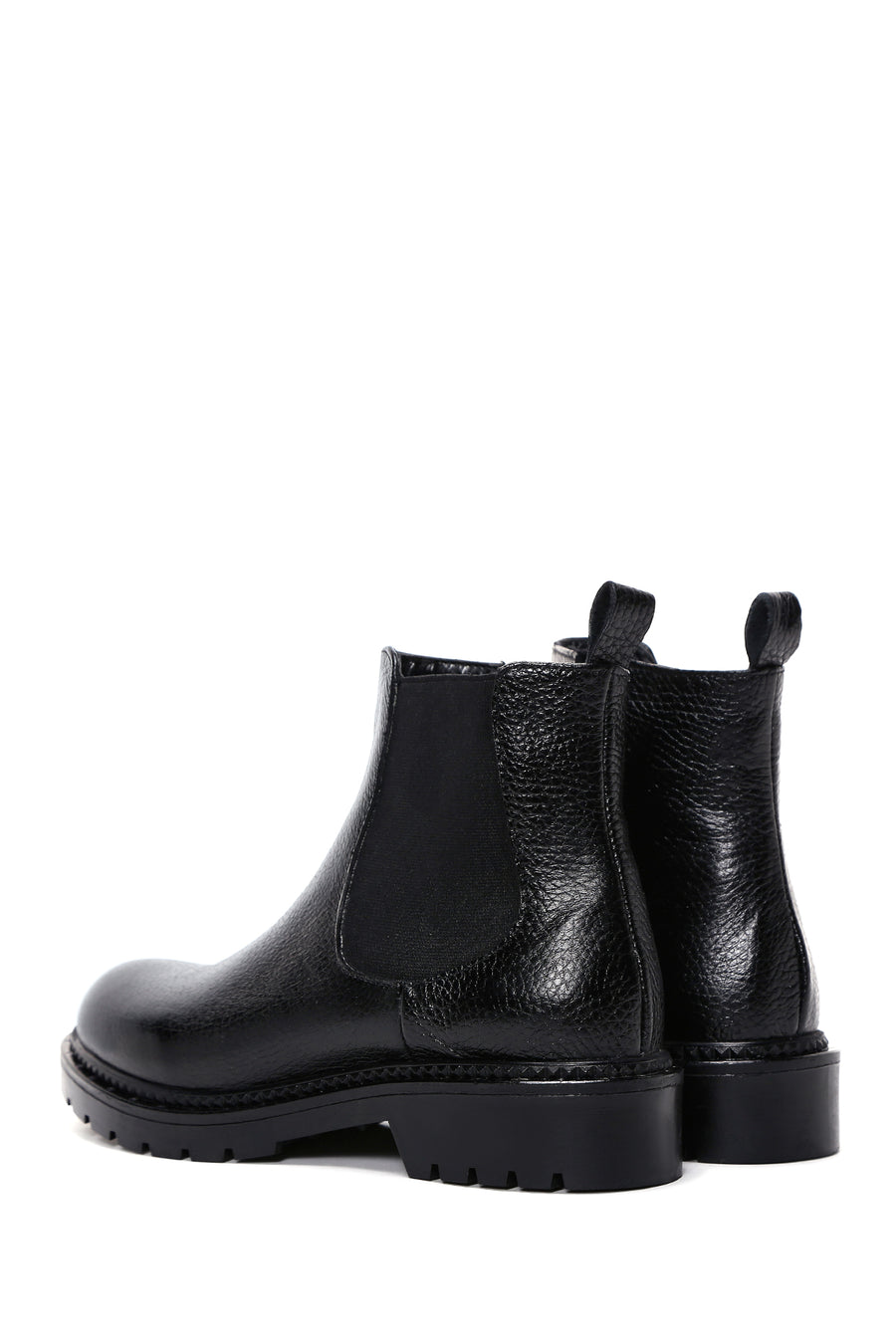 Women's Leather Zipper Boots