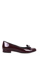 Women's Bow Patent Leather Ballerinas | Derimod