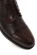 Male Brown Lace-up Leather Casual Shoes | Derimod