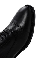 Men's Black Laced Leather Classic Shoes | Derimod