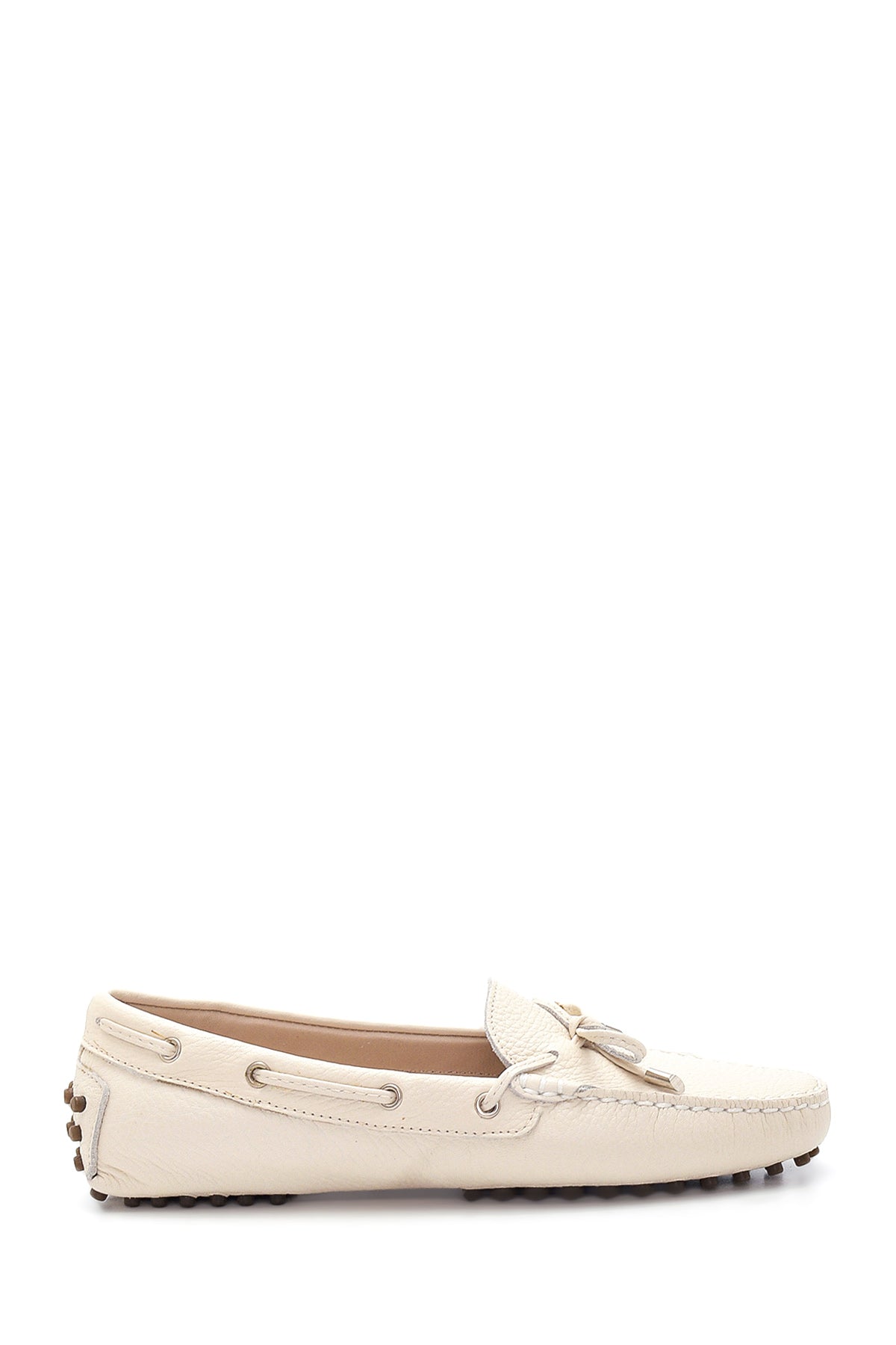 Kadın Bej Deri Loafer 22SFD2901FT | Derimod