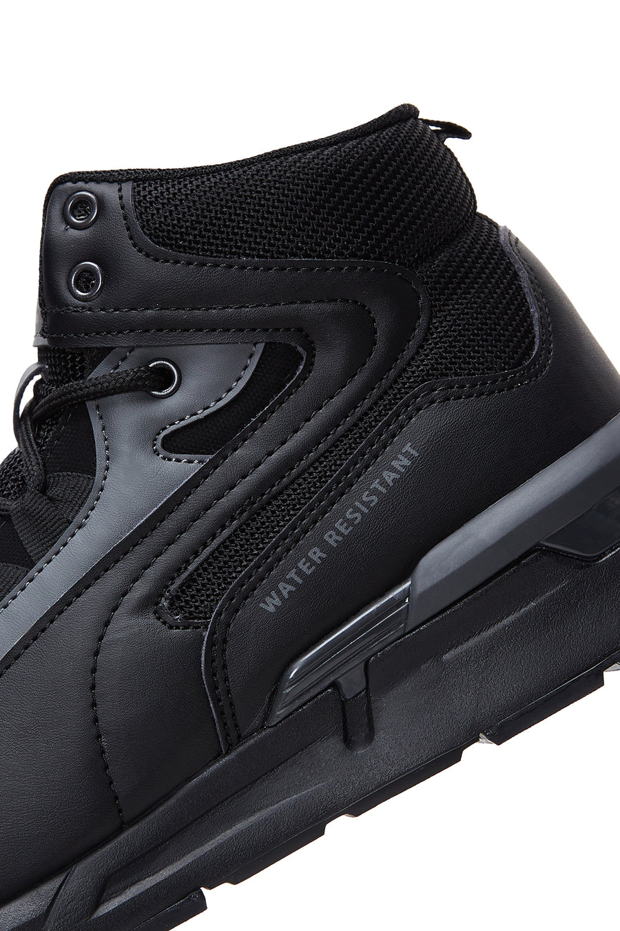 Men's Black High Top Sneaker
