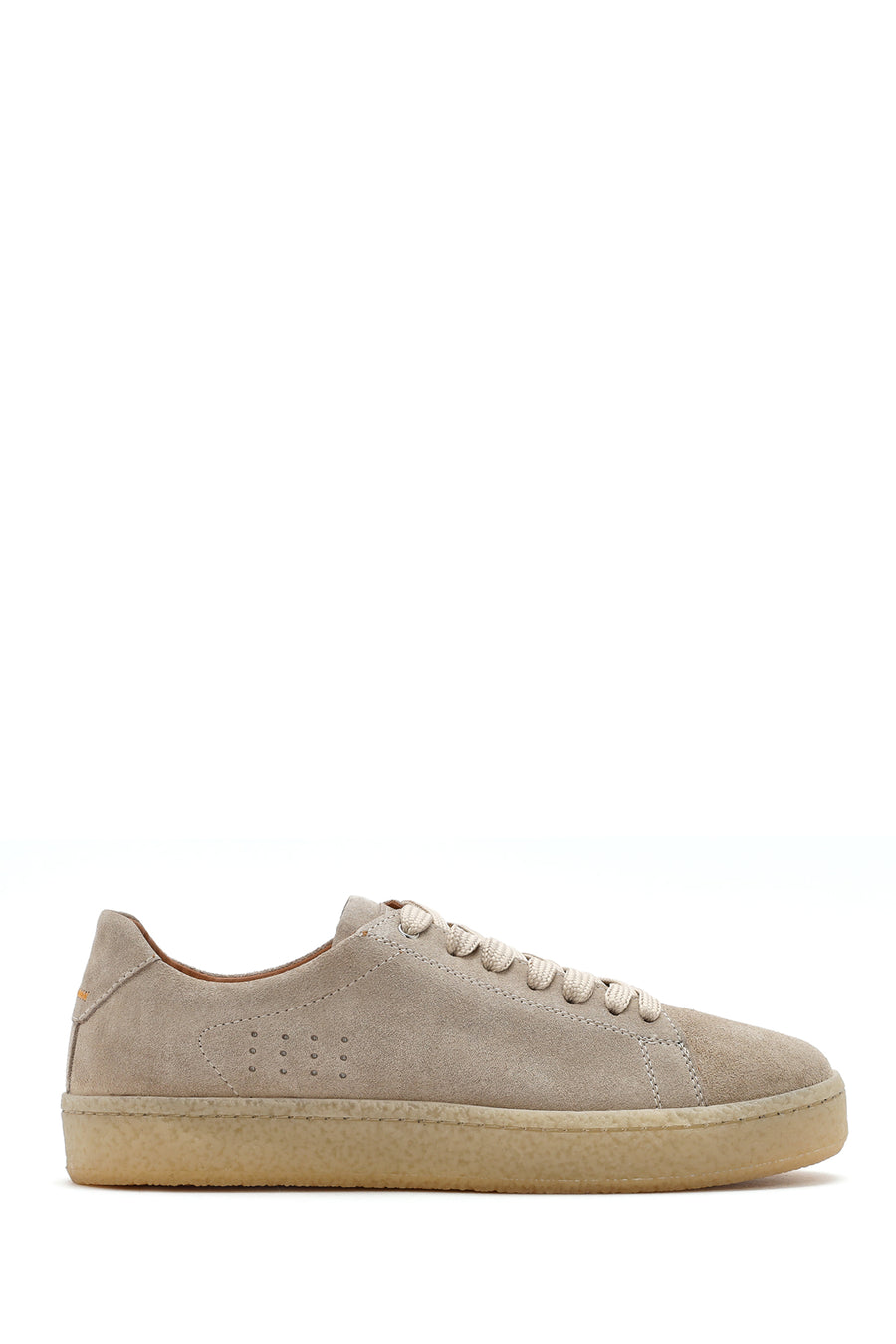 Male Beige Lace-up Suede Leather Sneaker 26SFD765010 | Derimod