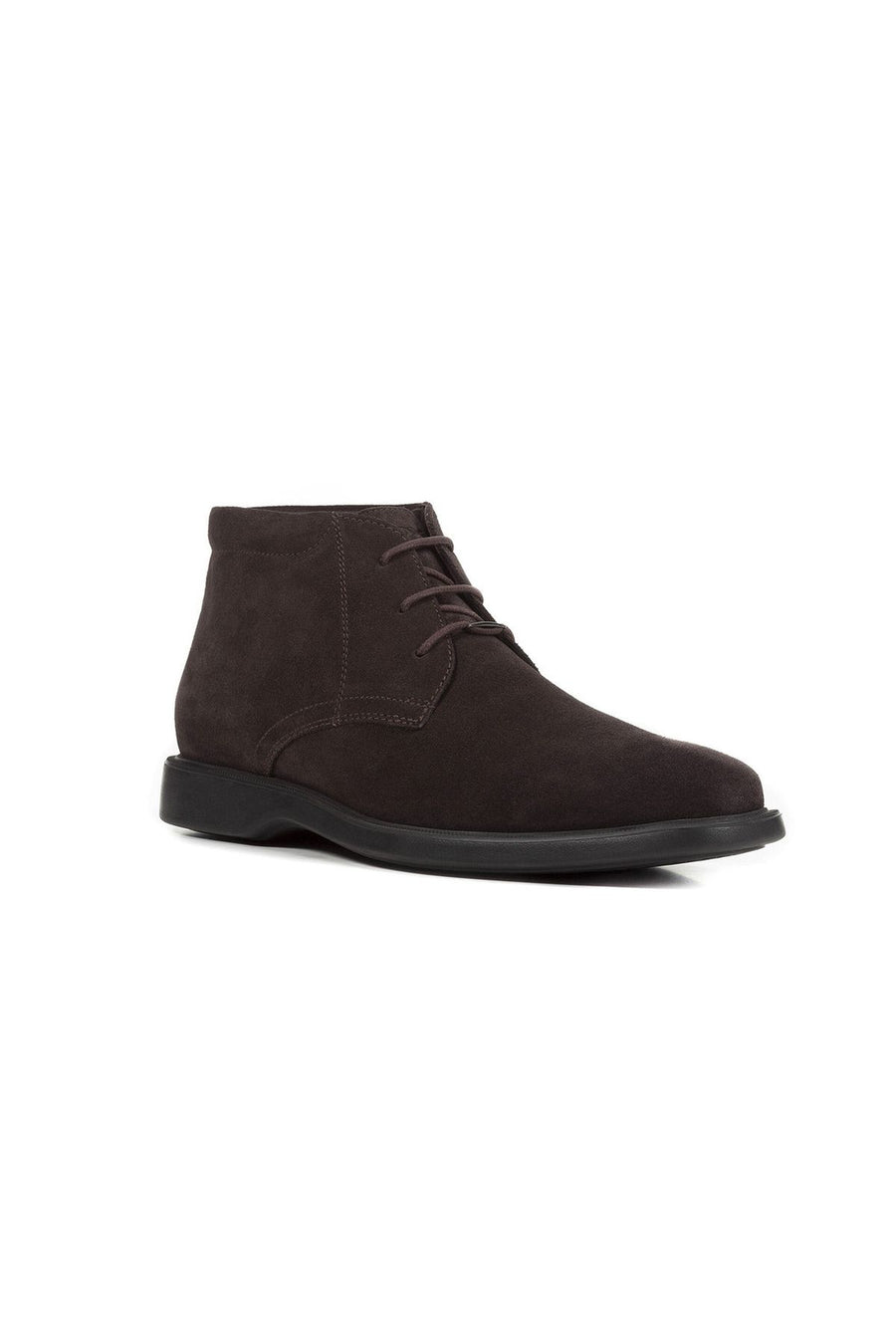 Geox Men's Brown Brayden Suede Leather Boots