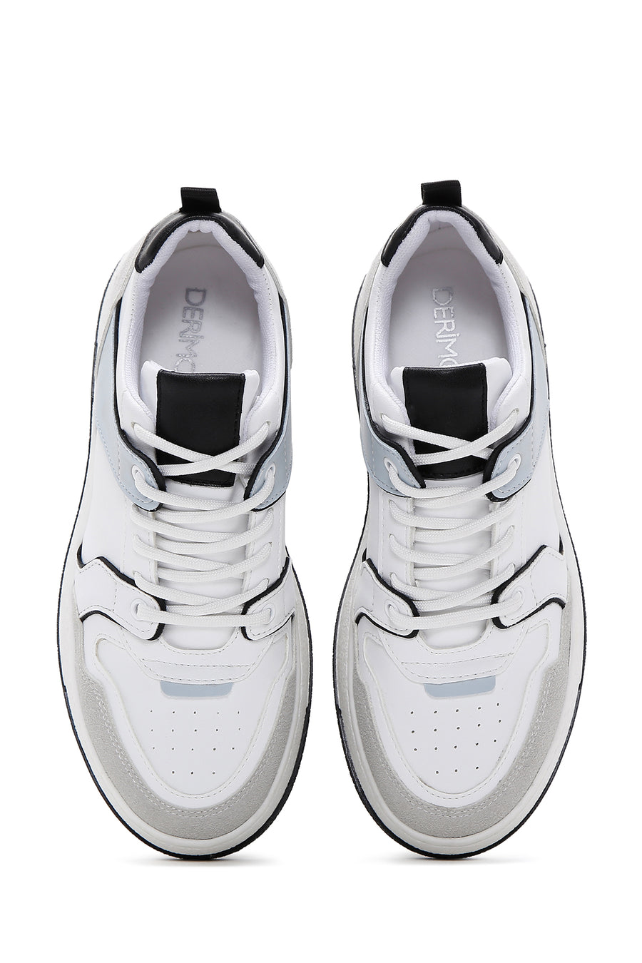 Kadın Beyaz Süet Detaylı Sneaker