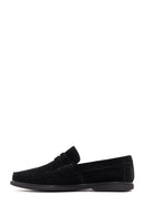 Derimod Fly Men's Black Suede Leather Casual Loafer | Derimod