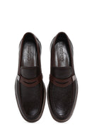 Men's Brown Leather Casual Loafer | Derimod