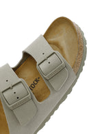 Birkenstock Men's Green Arizona Bf Double Buckle Slippers | Derimod