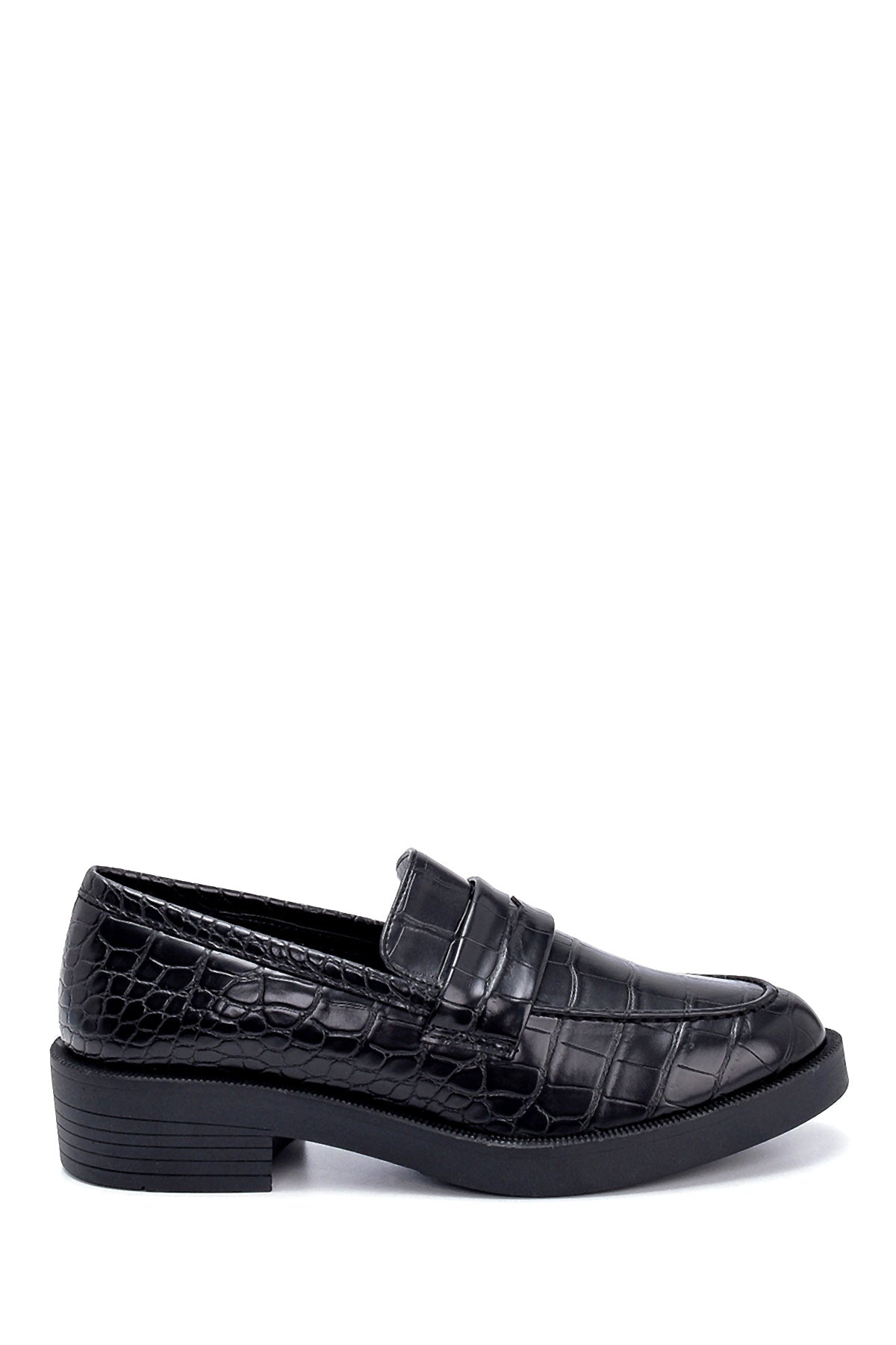 Kadın Kroko Desenli Loafer 20WFE1935E3 | Derimod