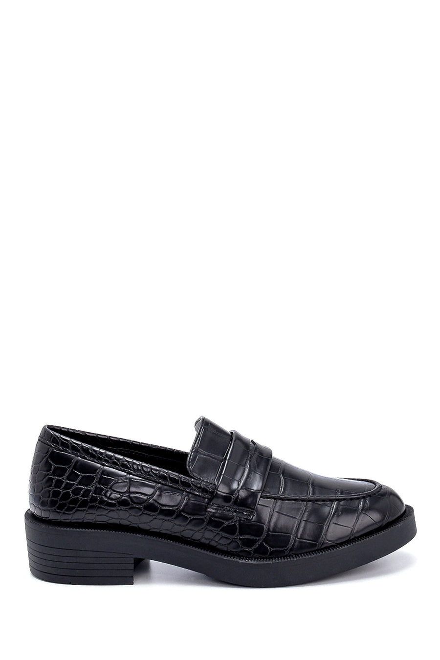 Women's Crocodile Patterned Loafer 20WFE1935E3 | Derimod