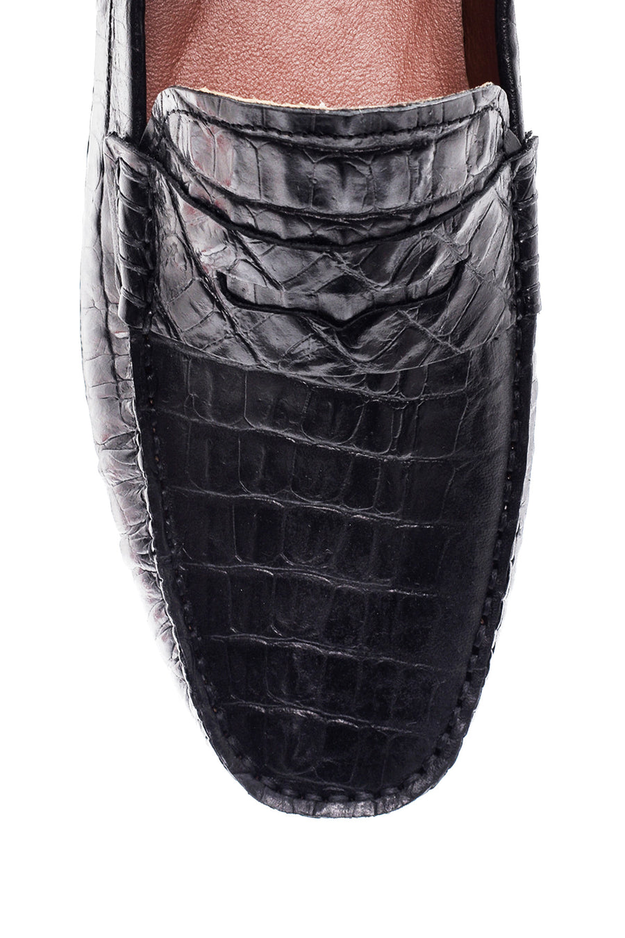 Erkek Deri Kroko Loafer