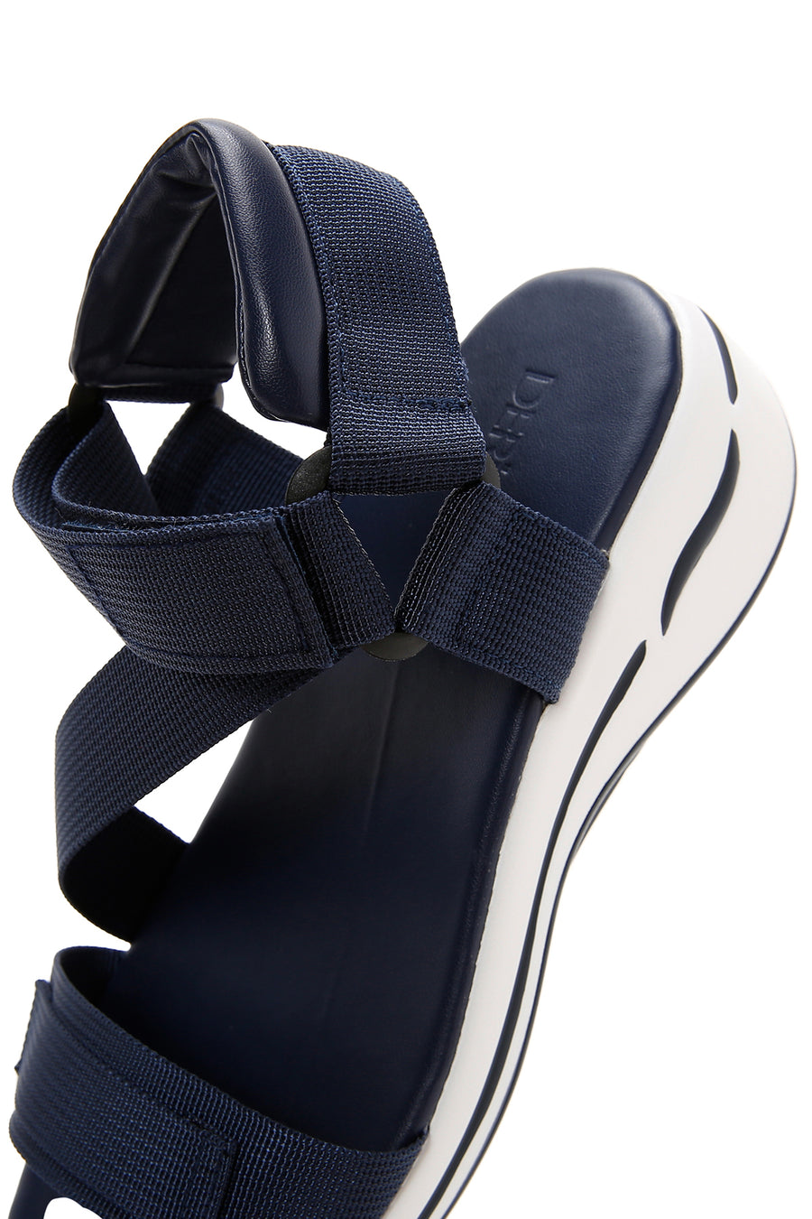 Kadın Lacivert Kalın Tabanlı Comfort Sandalet