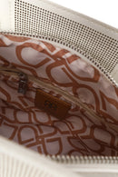 Woman Cream Long-Strap Printed Shoulder Bag | Derimod