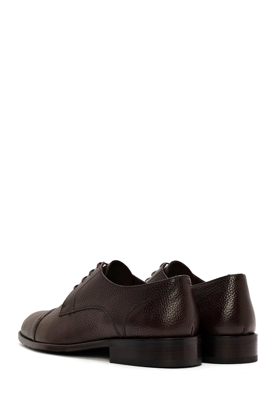 Men's Brown Laced Leather Classic Shoes