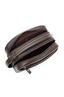 Men's Brown Leather Handbag | Derimod