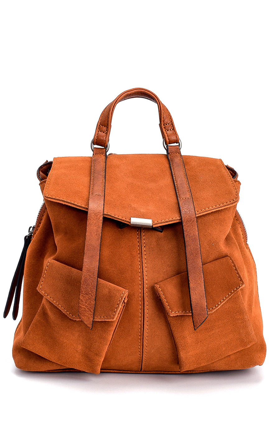 Women's Suede Detailed Backpack 20WBD268914 | Derimod
