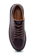 Men's Brown Leather Sneaker | Derimod