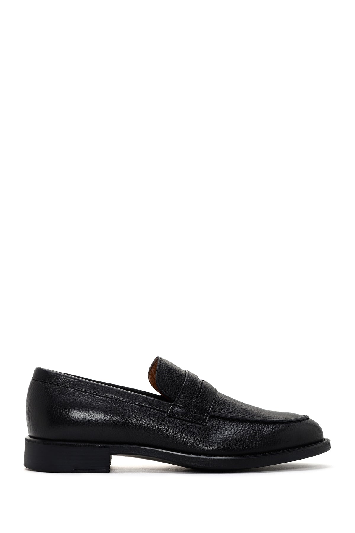 Men's Black Leather Loafer 24SFD6211FT | Derimod