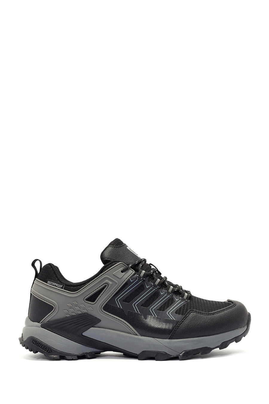 Derimod Dry Erkek Siyah Bağcıklı Waterproof Outdoor Sneaker WM68002655 | Derimod