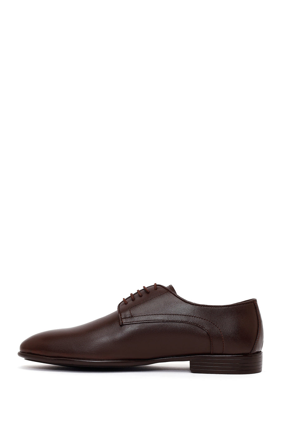 Male Brown Lace-Up Leather Classic Shoes