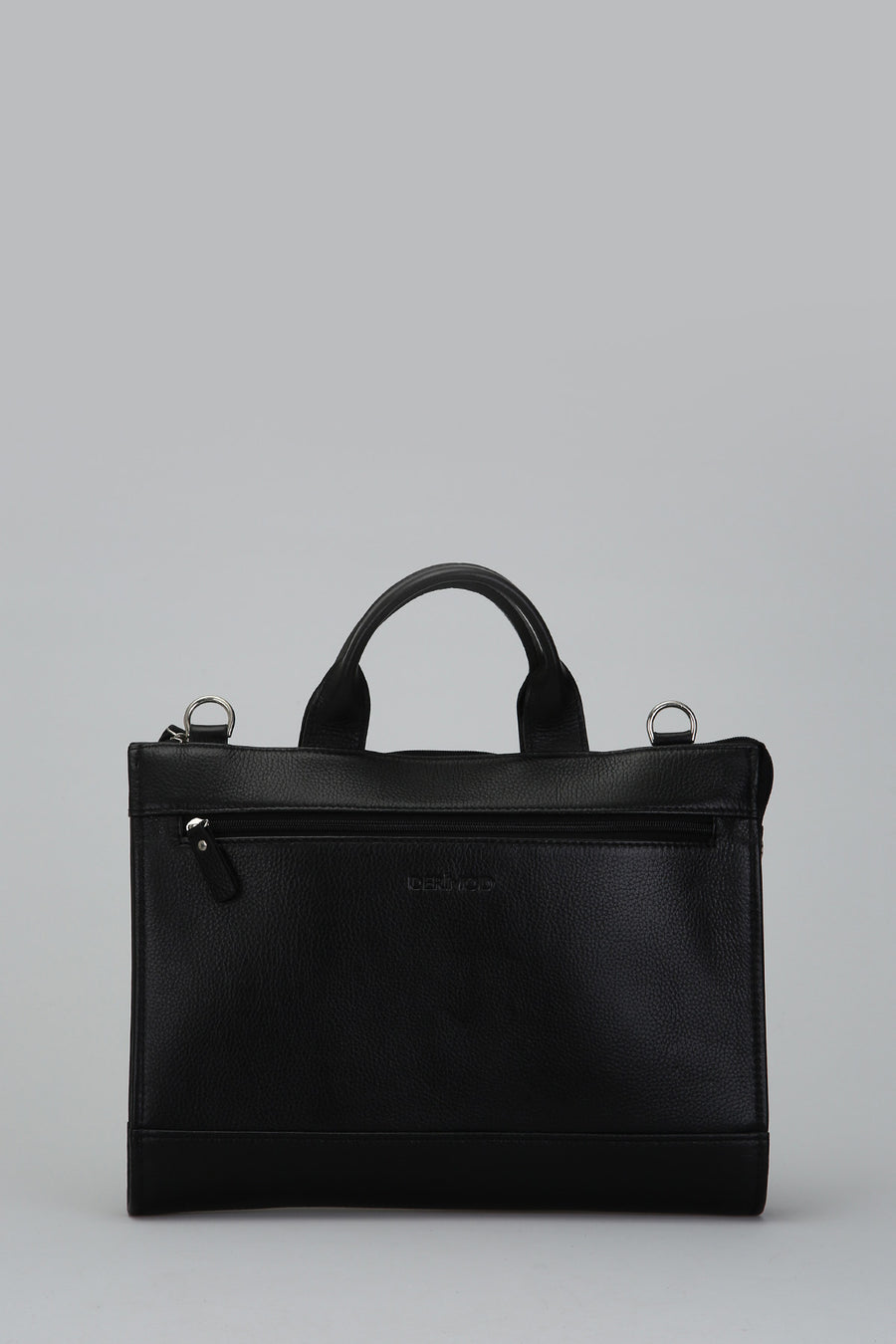 Black Men's Leather Briefcase 18SBD3058FT | Derimod