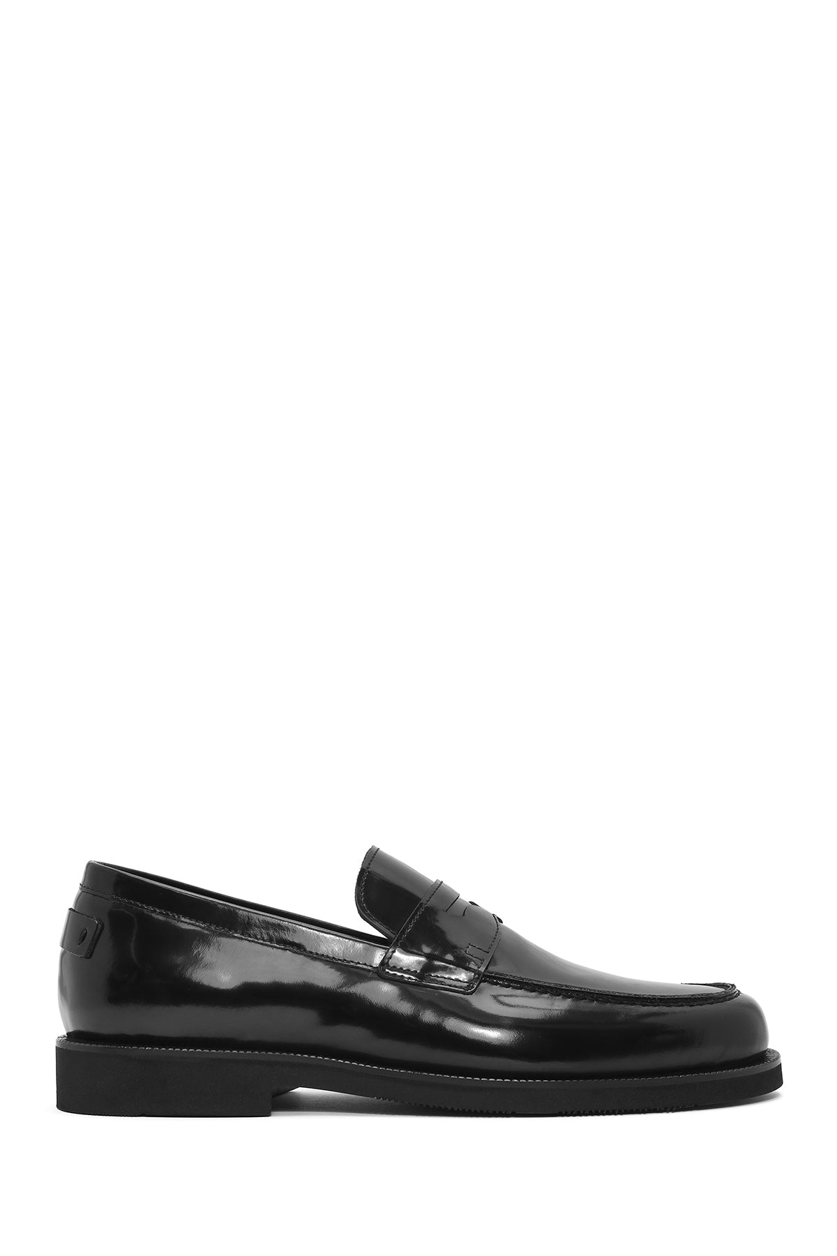 Erkek Siyah Deri Makosen Loafer 25SFD602622 | Derimod