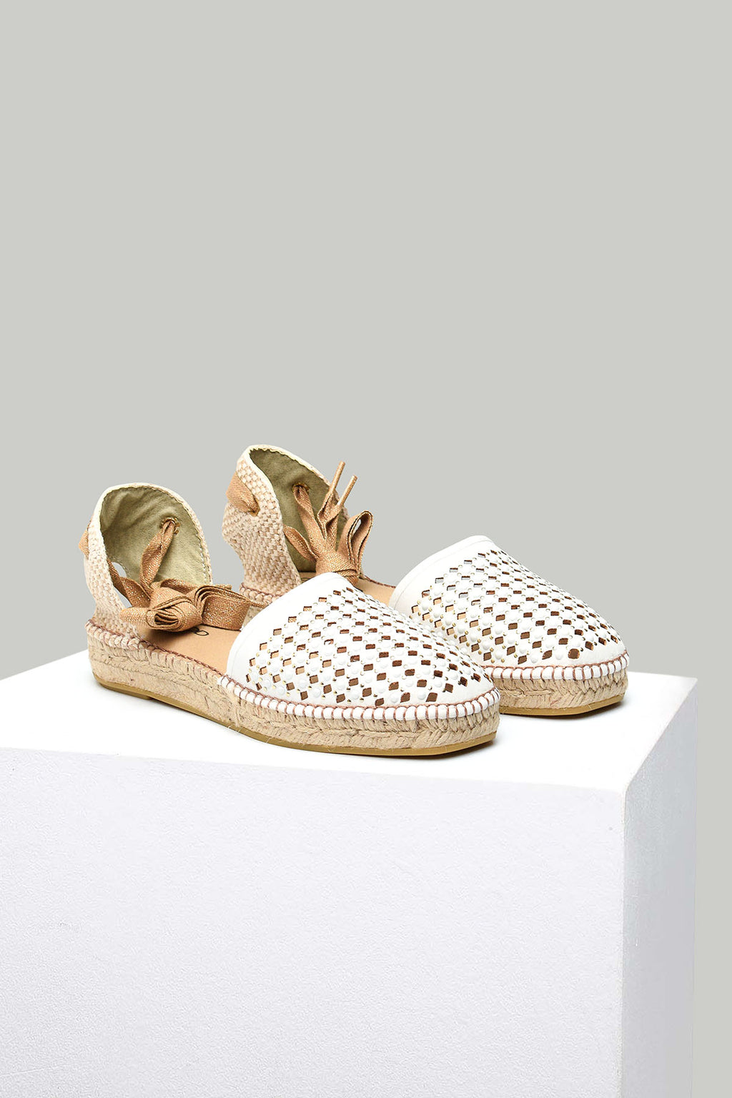 Bilekten Bağlamalı Kadın Espadril Sandalet