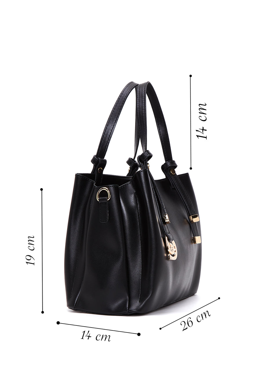 Women's Black Classic Handbag