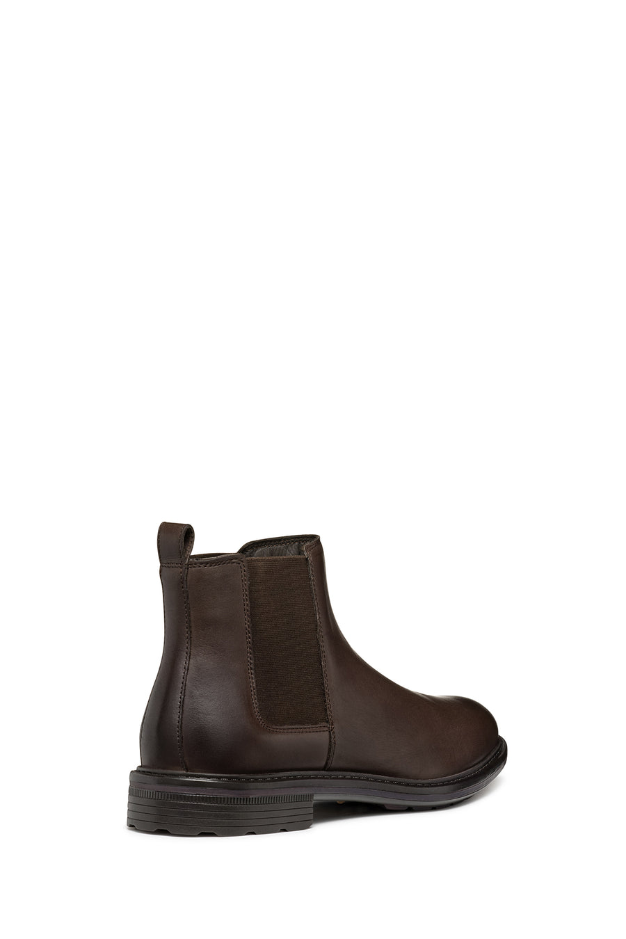 Geox Men's Brown Walk Pleasure Leather Chelsea Boots