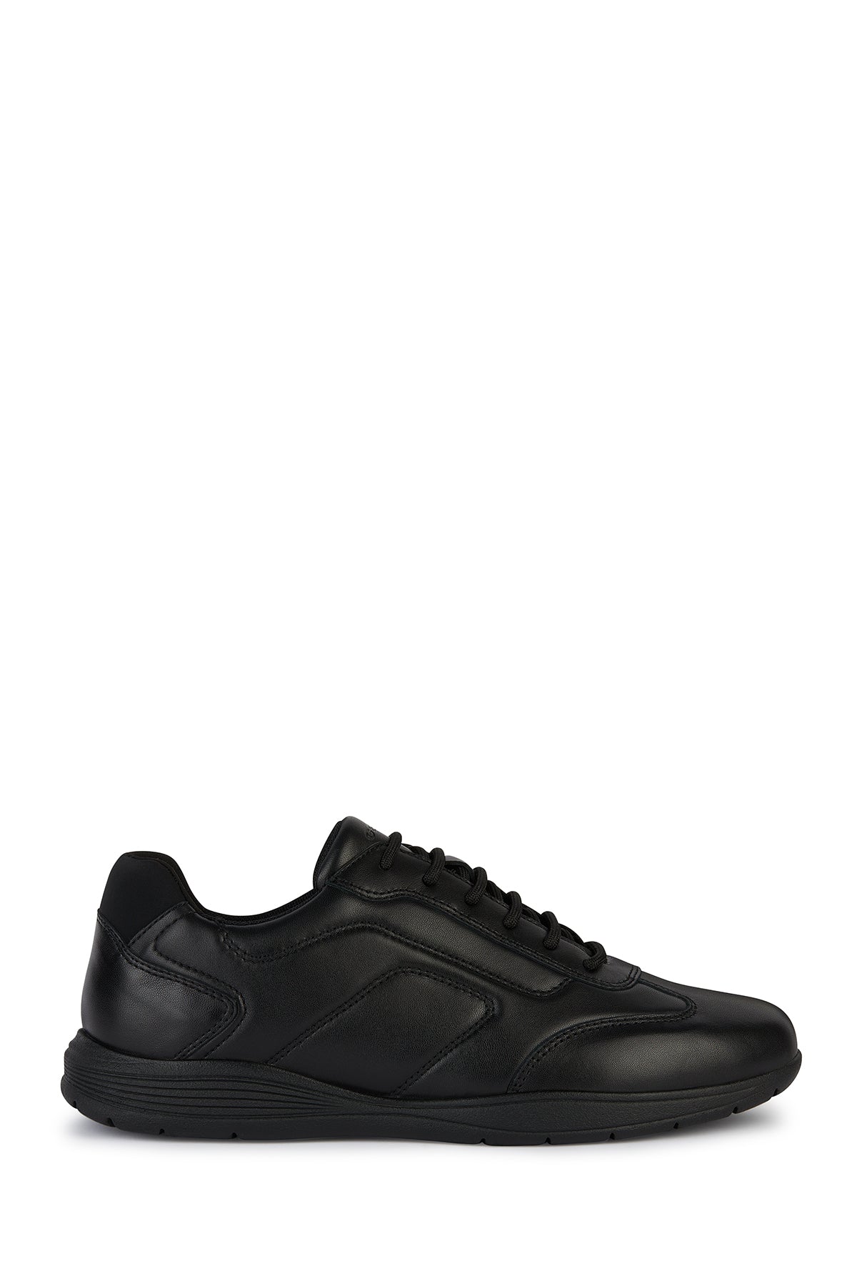 Geox Men's Black Spherica Ec2 Lace-up Leather Sneaker U45BXD000LMC9999 | Derimod