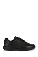 Geox Men's Black Spherica Ec2 Lace-up Leather Sneaker | Derimod