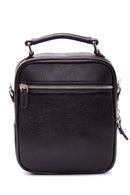 Men's Brown Leather Messenger Bag | Derimod