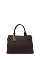 Woman Brown Long-Strap Classic Shoulder Bag | Derimod