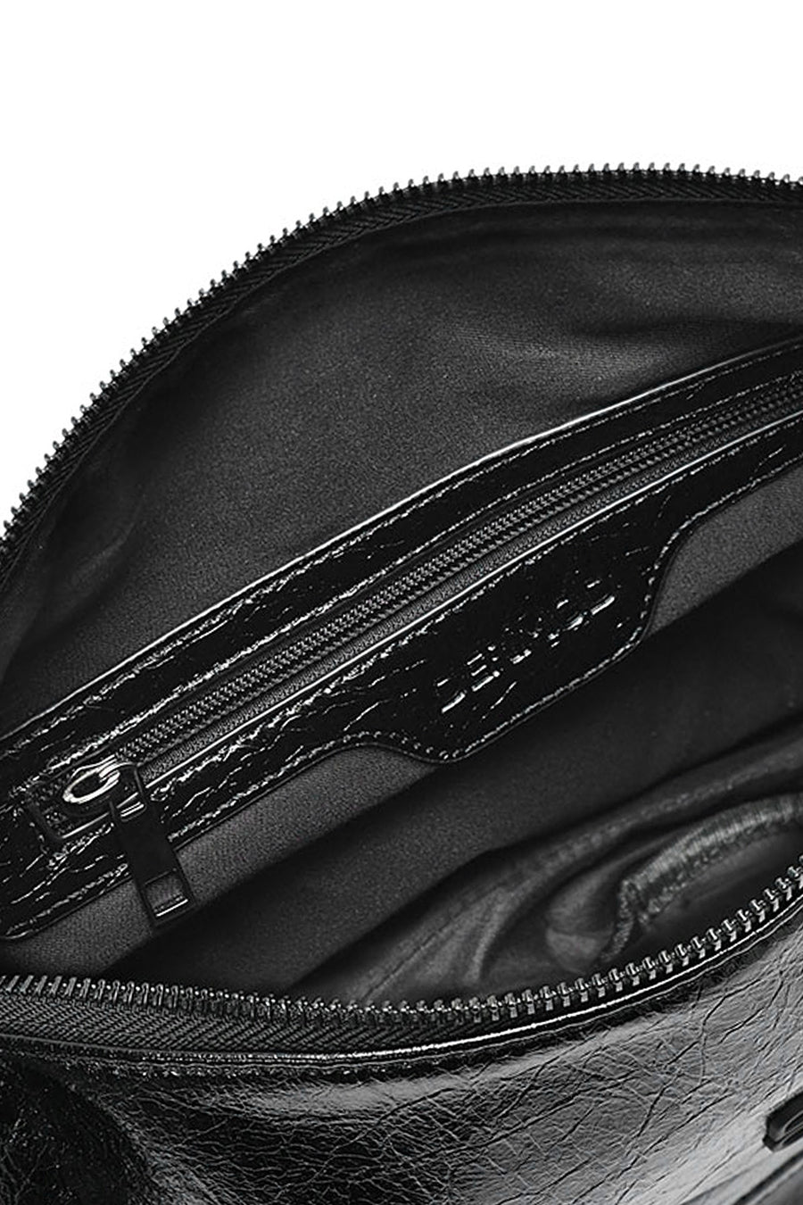 Women's Black Long Strap Shoulder Bag