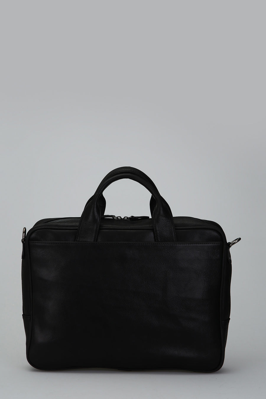 Black Men's Leather Briefcase