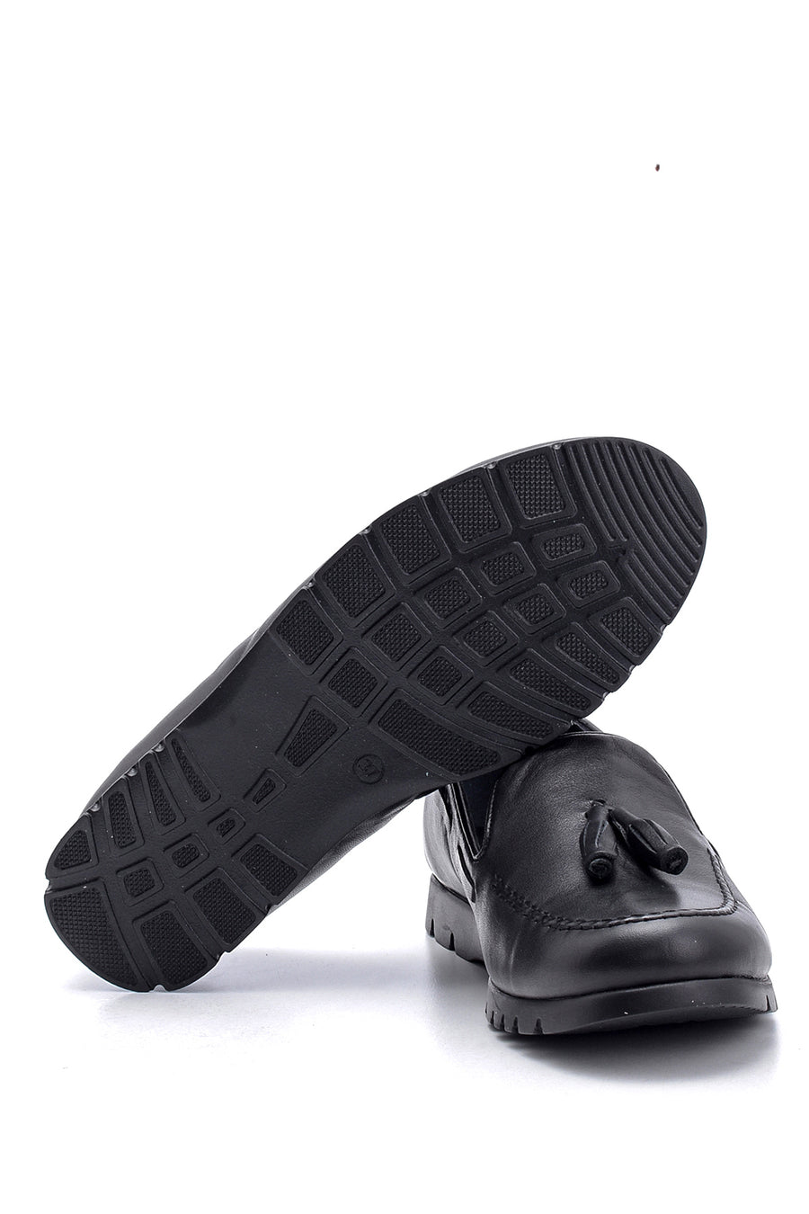 Kadın Deri Püskül Detaylı Loafer
