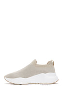 Derimod Zero Women's Beige Thick Soled Sneaker | Derimod