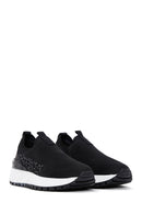 Women's Black Fabric Sneaker | Derimod