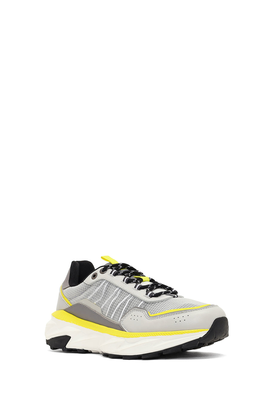Derimod Studio Men's Gray Lace-Up Thick-Soled Sneaker