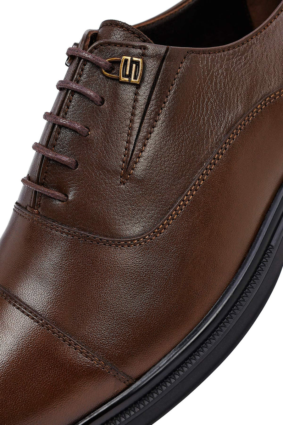 Men's Brown Lace Up Leather Casual Shoes