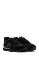 Hammer Jack Women's Black-Smoked Nubuck Leather Peru G Sneaker | Derimod