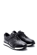 Men's Leather Crocodile Detailed Sneaker | Derimod