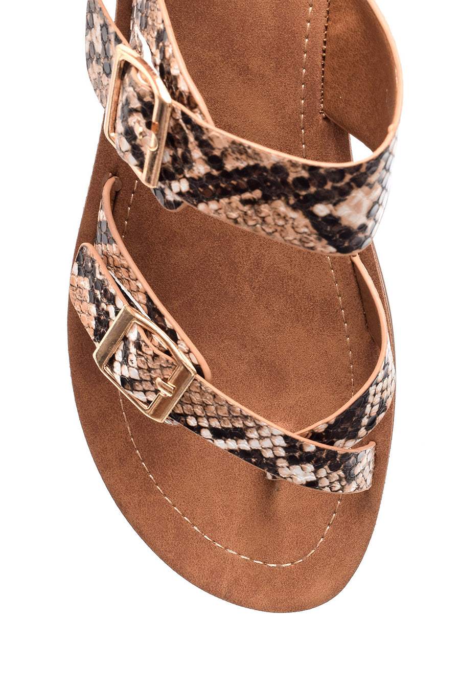 Women's Snakeskin Patterned Slippers