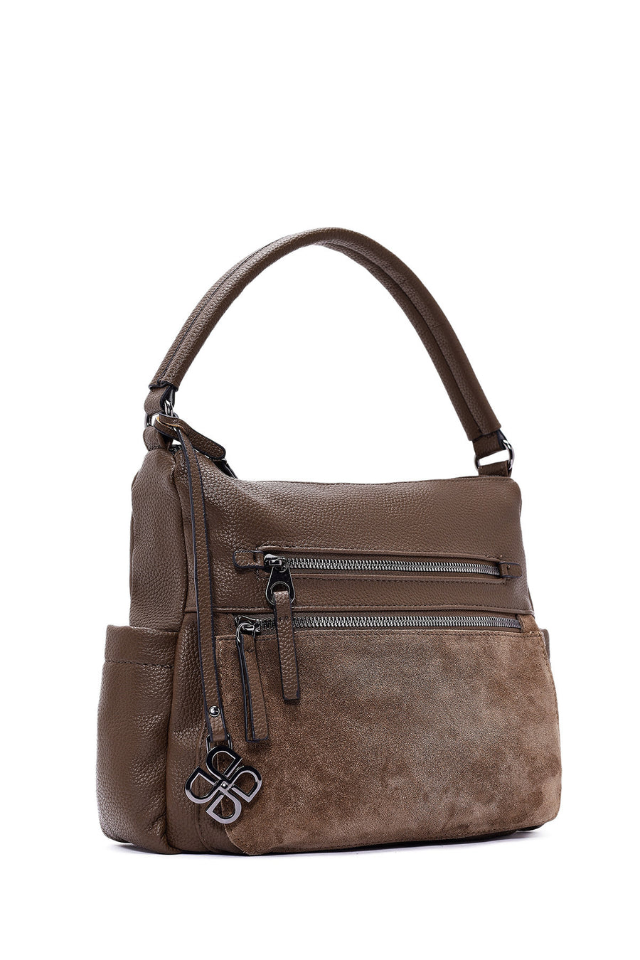 Women's Tan Long Strap Shoulder Bag